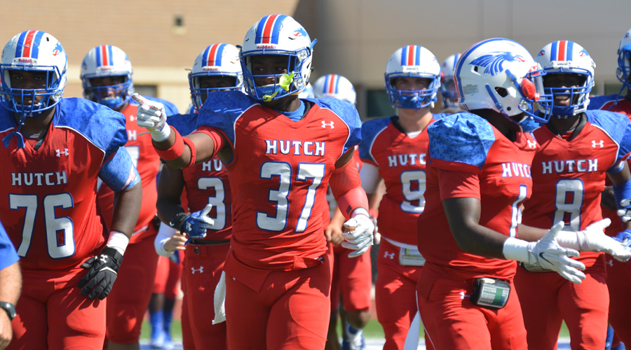 The No. 5-ranked Blue Dragon football team takes on No. 13 Highland in a big Jayhawk Conference battle at Noon Saturday at Gowans Stadium. (Bre Rogers/Blue Dragon Sports Information)