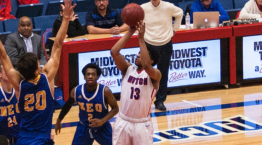 Chris Giles scored 20 points in No. 9 Hutchinson's 111-83 victory over Spring Creek Academy on Friday in Great Bend.