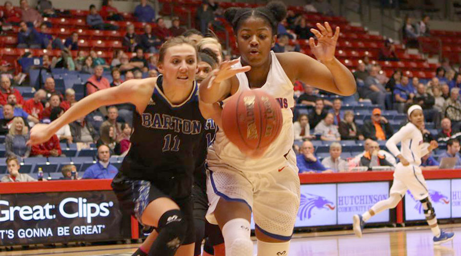 Kayla Barber and the Blue Dragon women's basketball team takes on the Allen Red Devils at 5:30 p.m. on Saturday at the Sports Arena. (Joel Powers/Blue Dragon Sports Information)