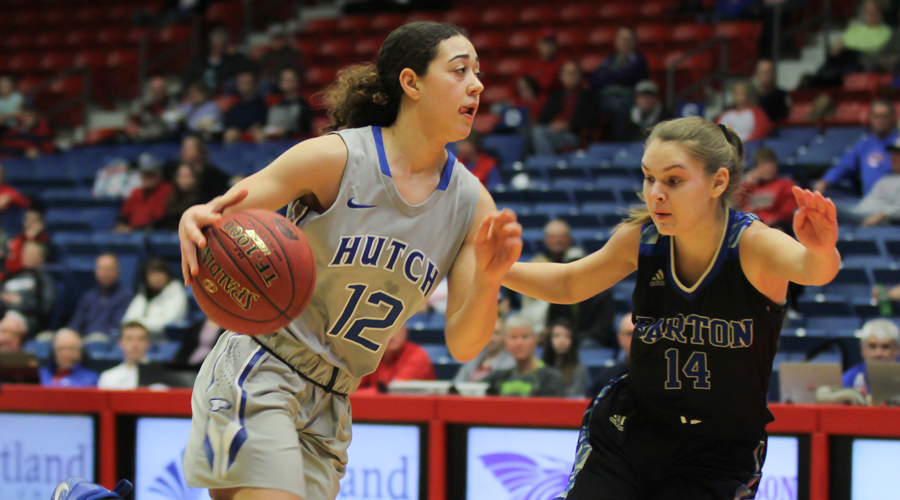 Tia Bradshaw had 15 points to lead the No. 6 Blue Dragon women to an 87-49 victory over Barton on Wednesday at the Sports Arena. (Bre Rogers/Blue Dragon Sports Information)