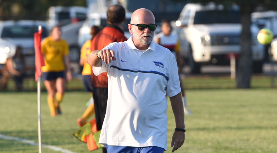 Blue Dragon women's soccer head coach Sammy Lane collected his 200th all-time win on Saturday in a 2-0 victory over Pratt.