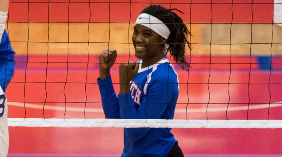 Patricia Joseph and the Blue Dragon Volleyball team travel to No. 3 Seward County at 6:30 p.m. on Saturday for the final match of the regular season. (Allie Schweizer/Blue Dragon Sports Information)