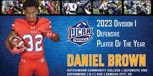 DANIEL BROWN NAMED NJCAA DEFENSIVE PLAYER OF THE YEAR