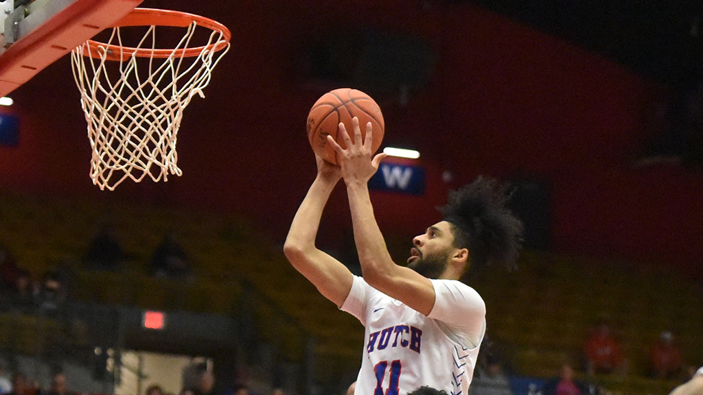 Jaquez Yow tallies 15 points and 9 rebounds, but the No. 18 Blue Dragons drop a 100-96 decision at No. 6 Dodge City on Wednesday. (Sammi Carpenter/Blue Dragon Sports Information)