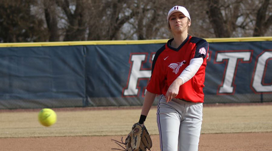 D.J. Cannon struck out seven batters in three perfect innings of Hutch's 28-6 win on Tuesday over the Bethel JV in Newton (Joel Powers/Blue Dragon Sports Information)