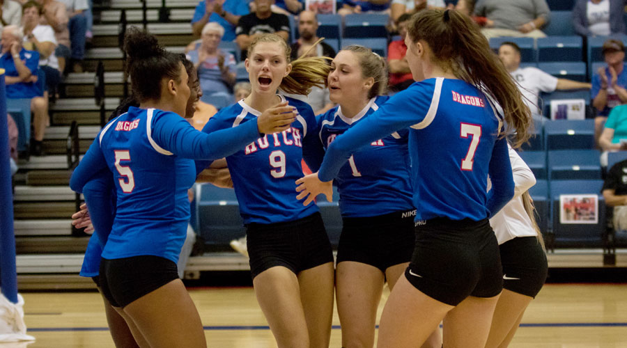 Blue Dragon Volleyball travels to Cloud County at 6:30 p.m. on Friday in Concordia. (Allie Schweizer/Blue Dragon Sports Information)
